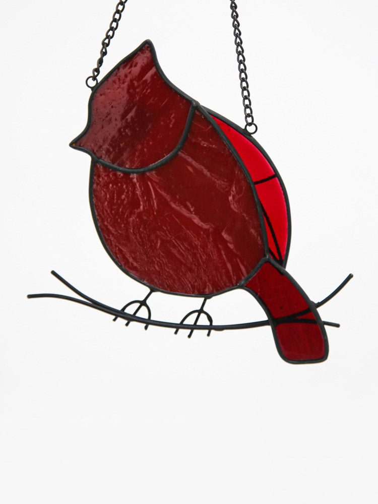 Red Feathered Bird" Hanging Decoration