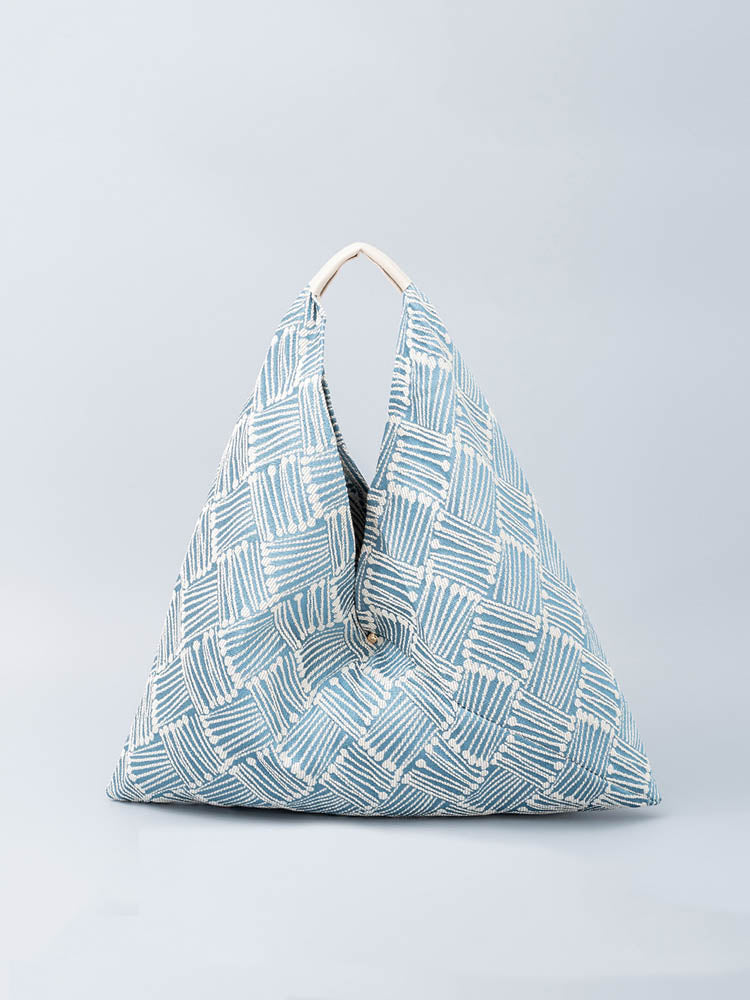 Canvas Triangle Bag - Printed
