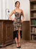 Lace Ruffle Bodycon Dress