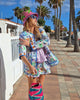 Graffiti Printed Jacket And Short