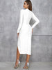 Bandage Mesh Bodycon Dress