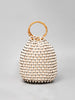 Handcrafted Wooden Bead Barrel Bag