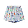 Graffiti Printed Jacket And Short