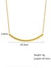LUXE Curved Bar Necklace