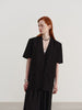 Casual Loose-Fit V-Neck Short Sleeve Blazer