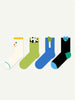 Fun and Cute Cartoon Pattern Cotton Socks
