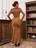 Ruched Fitted Dress with