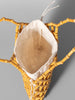 Hollow-Out Wooden Bead Woven Tote Bag