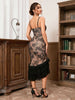 Lace Ruffle Bodycon Dress