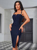 Fitted Strapless Bandage Dress