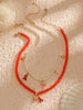 Tahiti Sunset Pearl Beach Necklace Gold