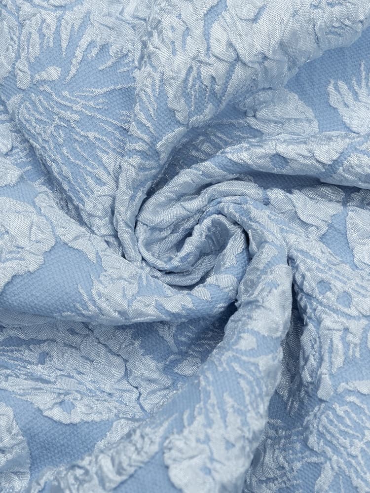 Strapless Vintage Puff Sleeve Dress