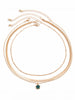 Clover Rainbow Serpent Chain Necklace