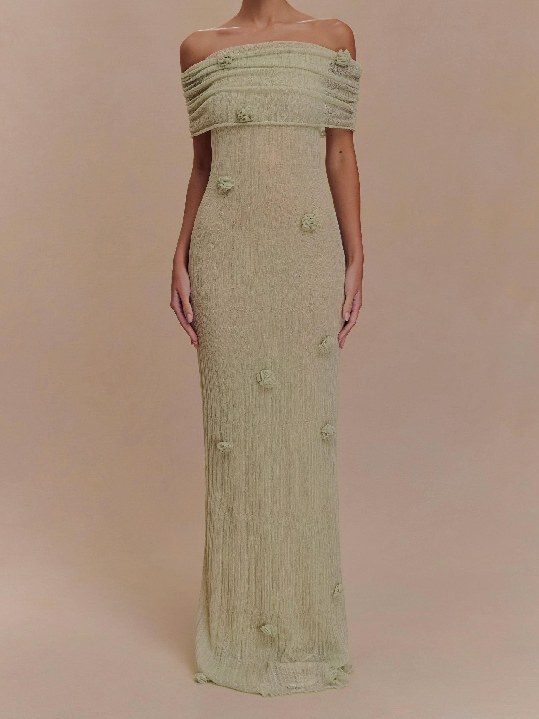 Orchid Knit Maxi Dress