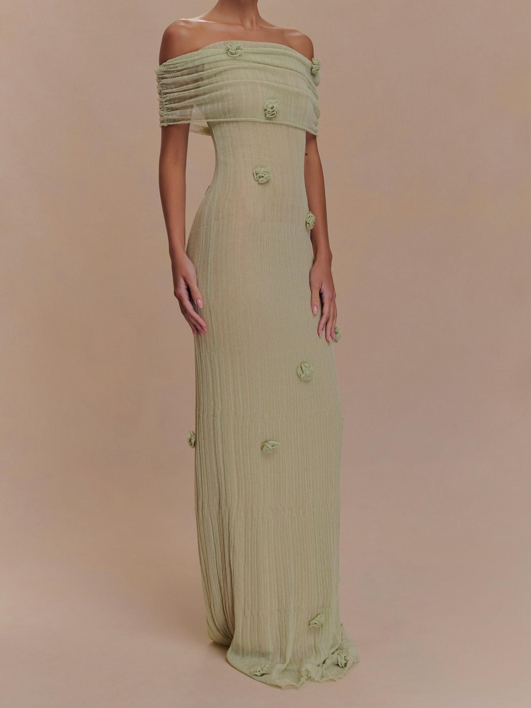 Orchid Knit Maxi Dress