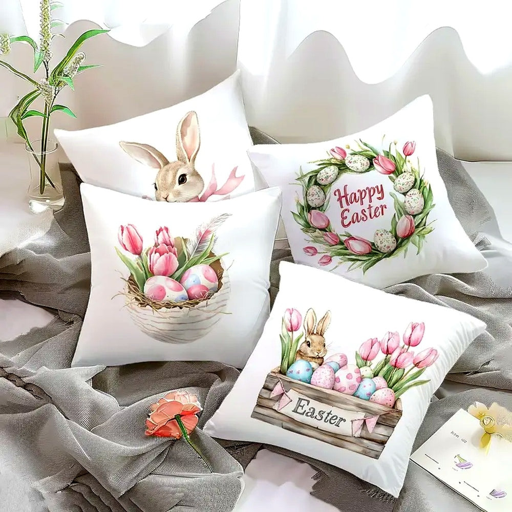 Lulune Spring Easter Cushion Covers | 4pcs Set