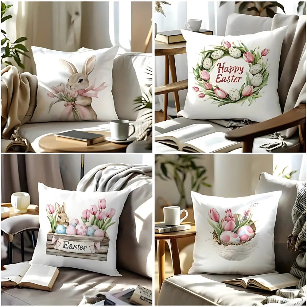 Lulune Spring Easter Cushion Covers | 4pcs Set
