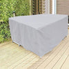 Patio furniture cover – Waterproof black polyester – All-weather protection – Durable outdoor accessory