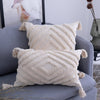 Pillow cover – 100% cotton – Boho chic design – Ibiza-inspired decor – 18 x 18 in, 12 x 20 in