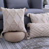 Pillow cover – 100% cotton – Boho chic design – Ibiza-inspired decor – 18 x 18 in, 12 x 20 in