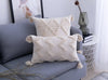 Pillow cover – 100% cotton – Boho chic design – Ibiza-inspired decor – 18 x 18 in, 12 x 20 in
