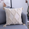 Pillow cover – 100% cotton – Boho chic design – Ibiza-inspired decor – 18 x 18 in, 12 x 20 in