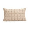 Pillow cover – Polyester blend – Italian brown coffee design – Modern geometric pattern