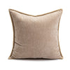 Pillow cover – Polyester blend – Italian brown coffee design – Modern geometric pattern