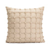 Pillow cover – Polyester blend – Italian brown coffee design – Modern geometric pattern