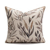 Pillow cover – Polyester blend – Italian brown coffee design – Modern geometric pattern