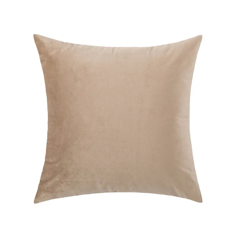 Pillow cover – Polyester blend – Italian brown coffee design – Modern geometric pattern