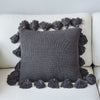 Pillow cover – Soft twill – Boho Nordic design – 18 x 18 in – Cozy home accent