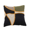 Pillow cover – Soft velvet – Abstract sunset design – 18 x 18 in – Modern home accent
