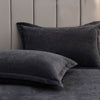 Pillowcases – Soft fleece – Solid color design – Elegant bedding accessory – 16 x 21 in & 19 x 29 in