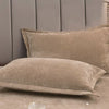 Pillowcases – Soft fleece – Solid color design – Elegant bedding accessory – 16 x 21 in & 19 x 29 in