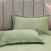 Pillowcases – Soft fleece – Solid color design – Elegant bedding accessory – 16 x 21 in & 19 x 29 in