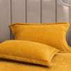 Pillowcases – Soft fleece – Solid color design – Elegant bedding accessory – 16 x 21 in & 19 x 29 in