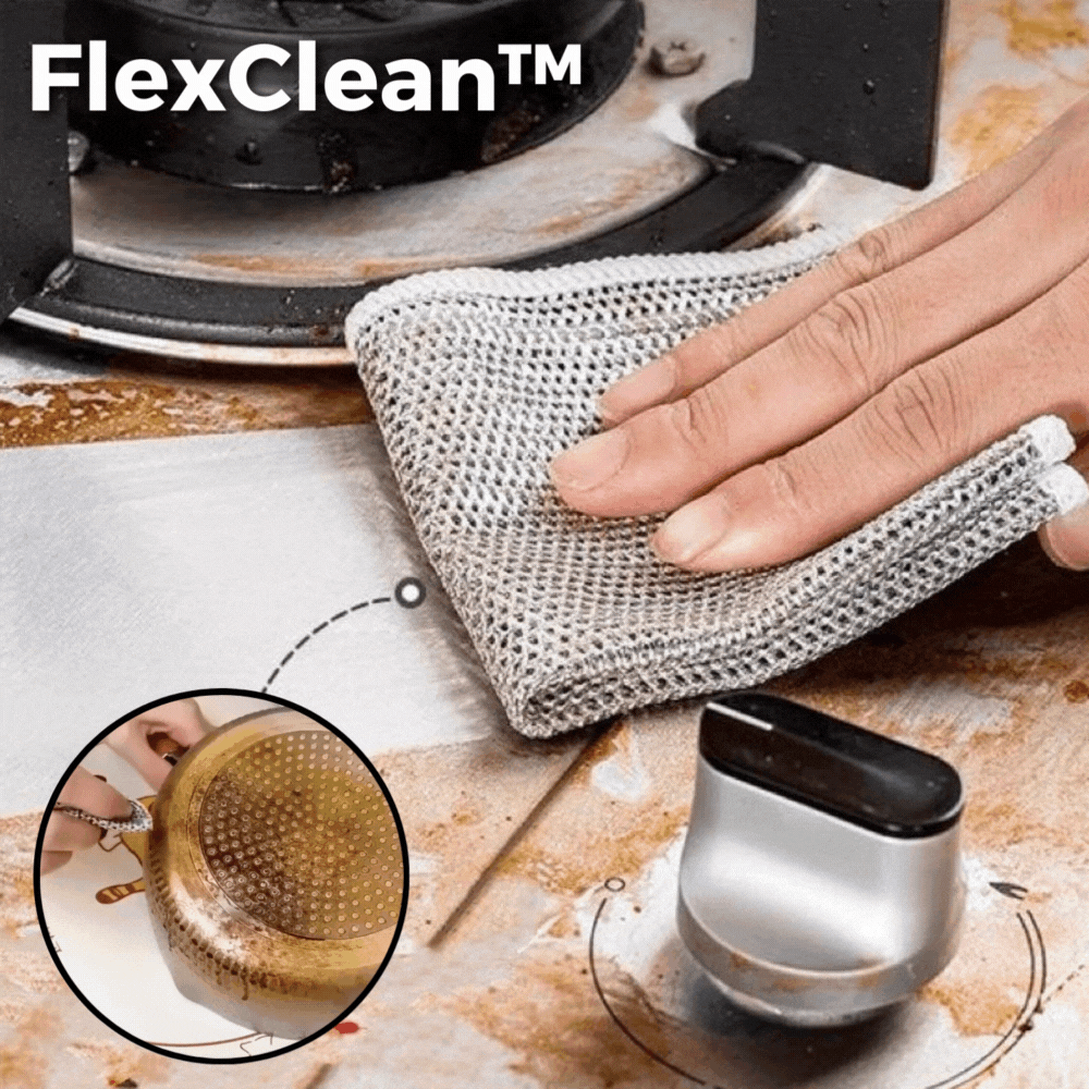 5+5 FREE | FlexClean™ | wire cloths for stubborn stains