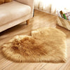 Plush heart rug – Soft fabric – Non-slip backing – Cozy home accent for living room or bedroom