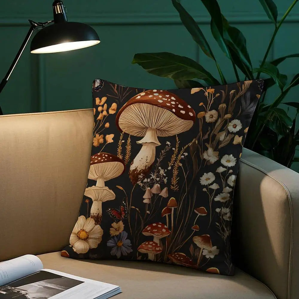 Plush pillowcase – Soft polyester – Cozy decorative cushion cover