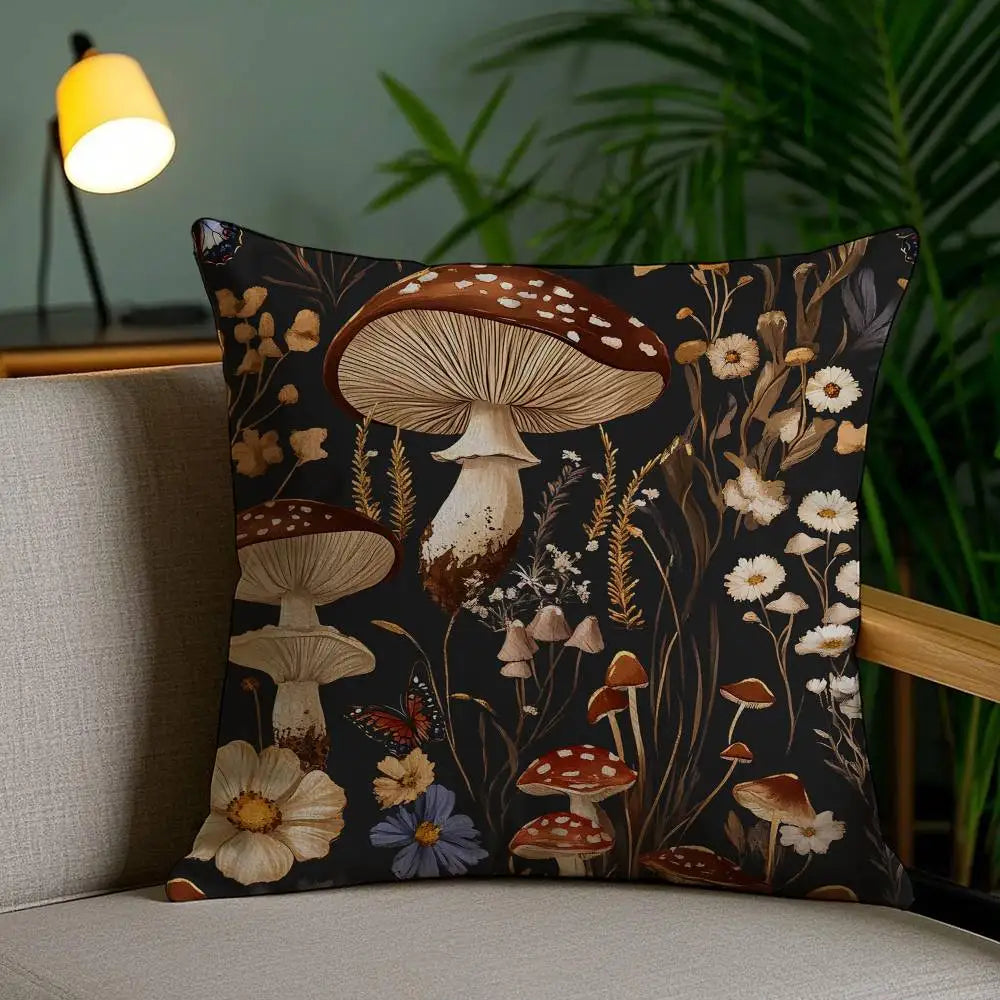 Plush pillowcase – Soft polyester – Cozy decorative cushion cover