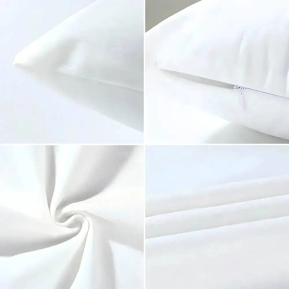 Plush pillowcase – Soft polyester – Cozy decorative cushion cover