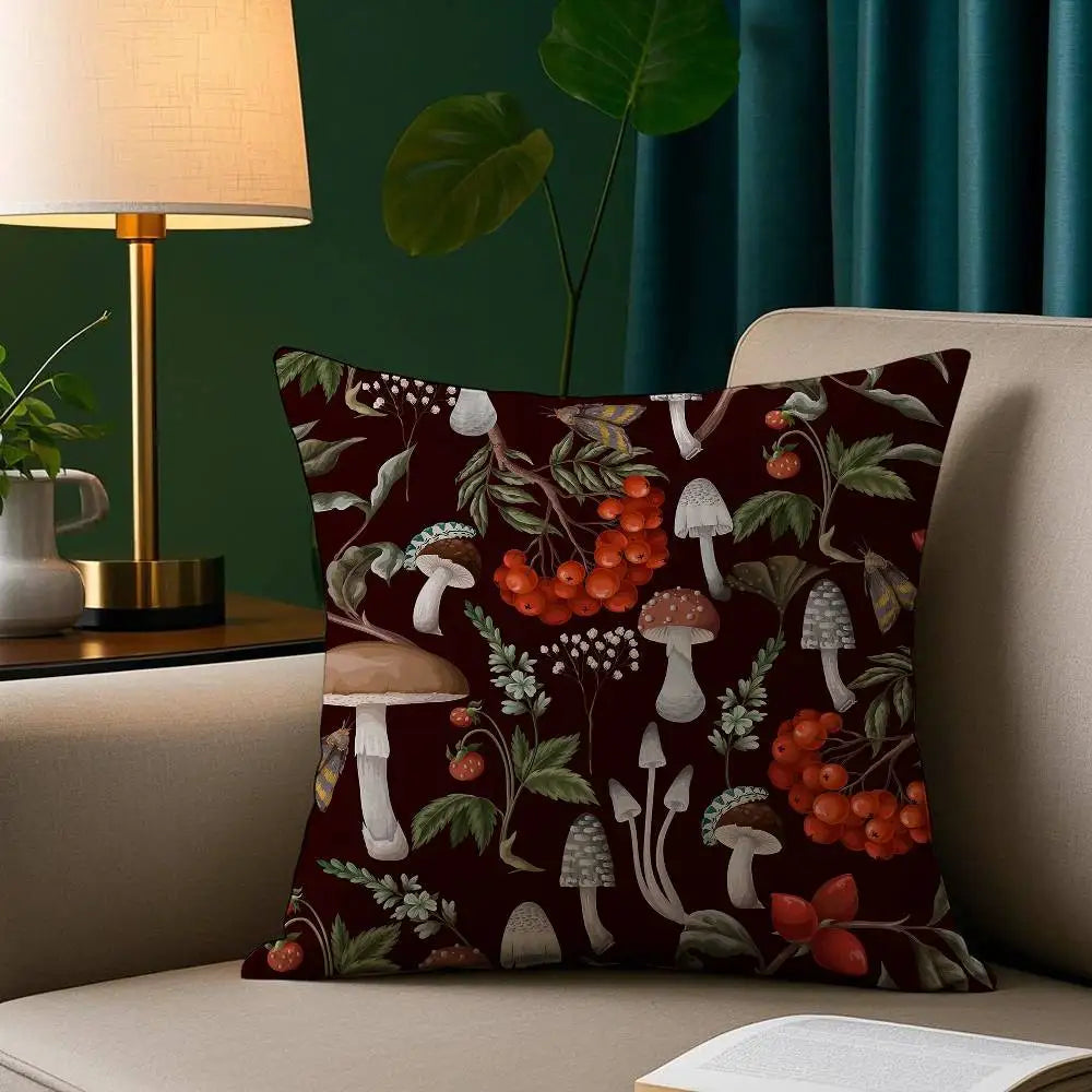 Plush pillowcase – Soft polyester – Cozy decorative cushion cover