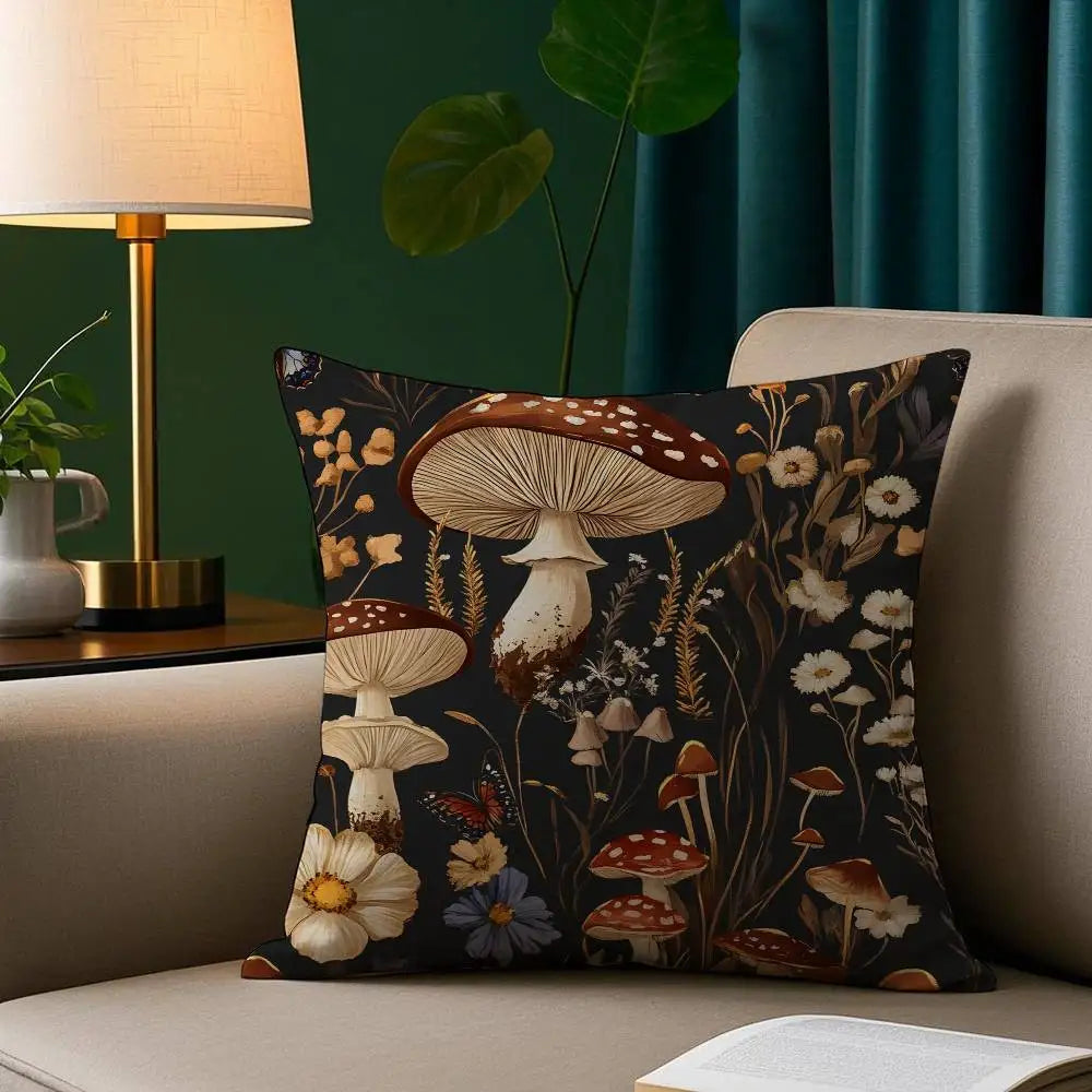 Plush pillowcase – Soft polyester – Cozy decorative cushion cover