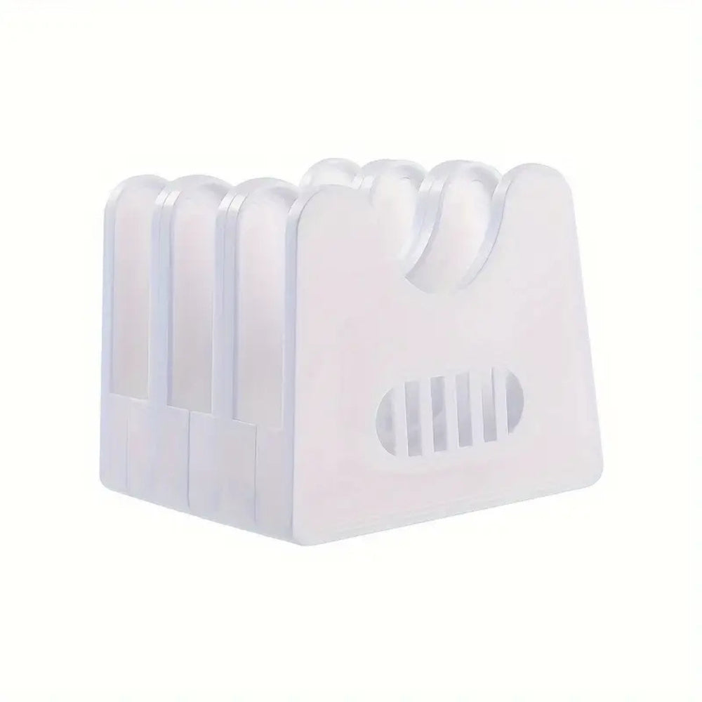 Pot lid and utensils storage rack – Rust-proof ABS plastic – Compact kitchen organizer – Easy access design