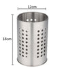 Stainless Steel Utensil Holder with Hole
