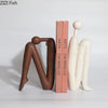Resin sculpture – Minimalist character design – Neutral tones – Modern desk decoration or gift