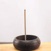 Round Solid Wood Incense Stick Holder