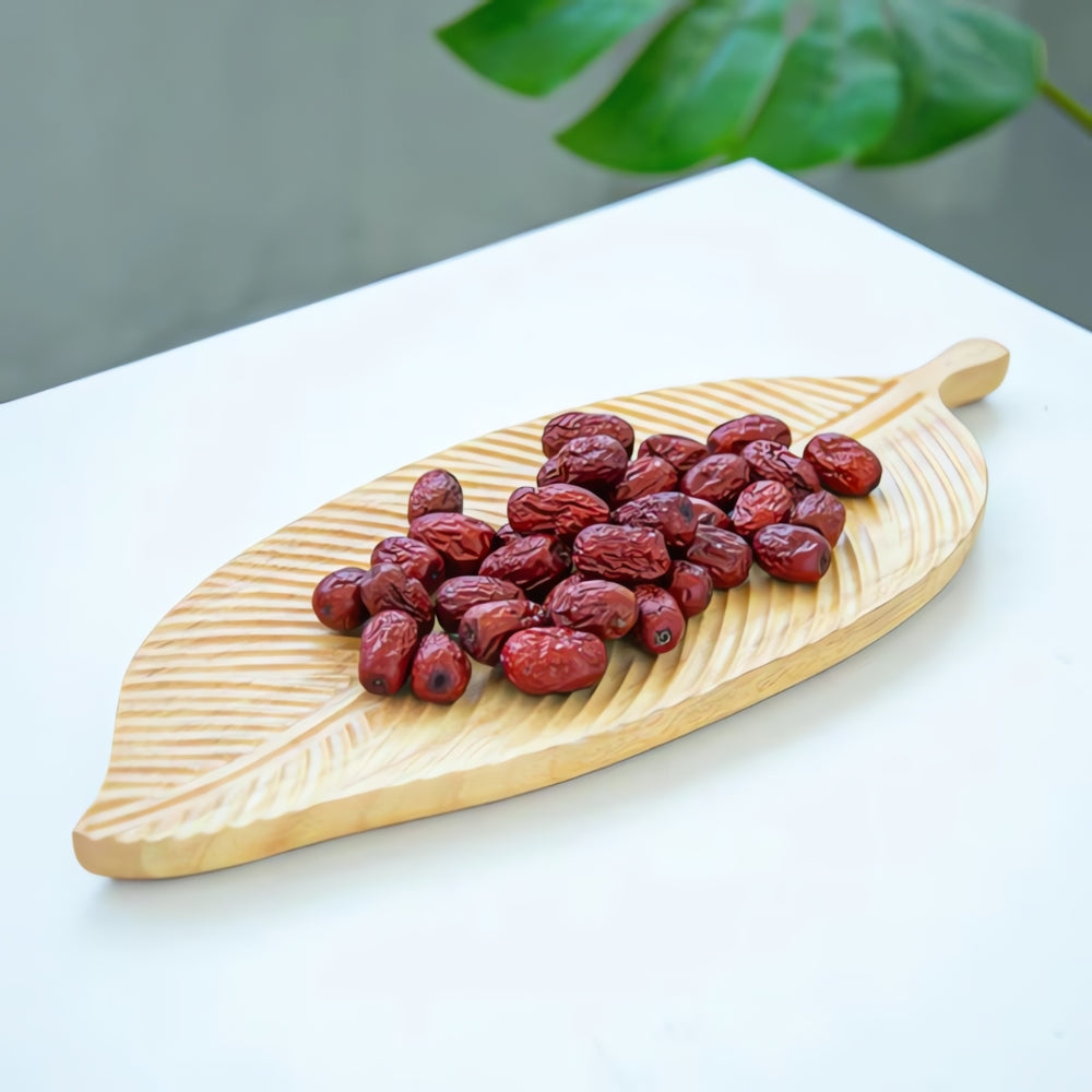 Rustic Leaf Wooden Serving Trays