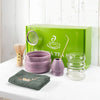 7-Piece Matcha Set with Bamboo Whisk, Scoop, and Ceramic Accessories - Perfect Matcha Tea Making Kit